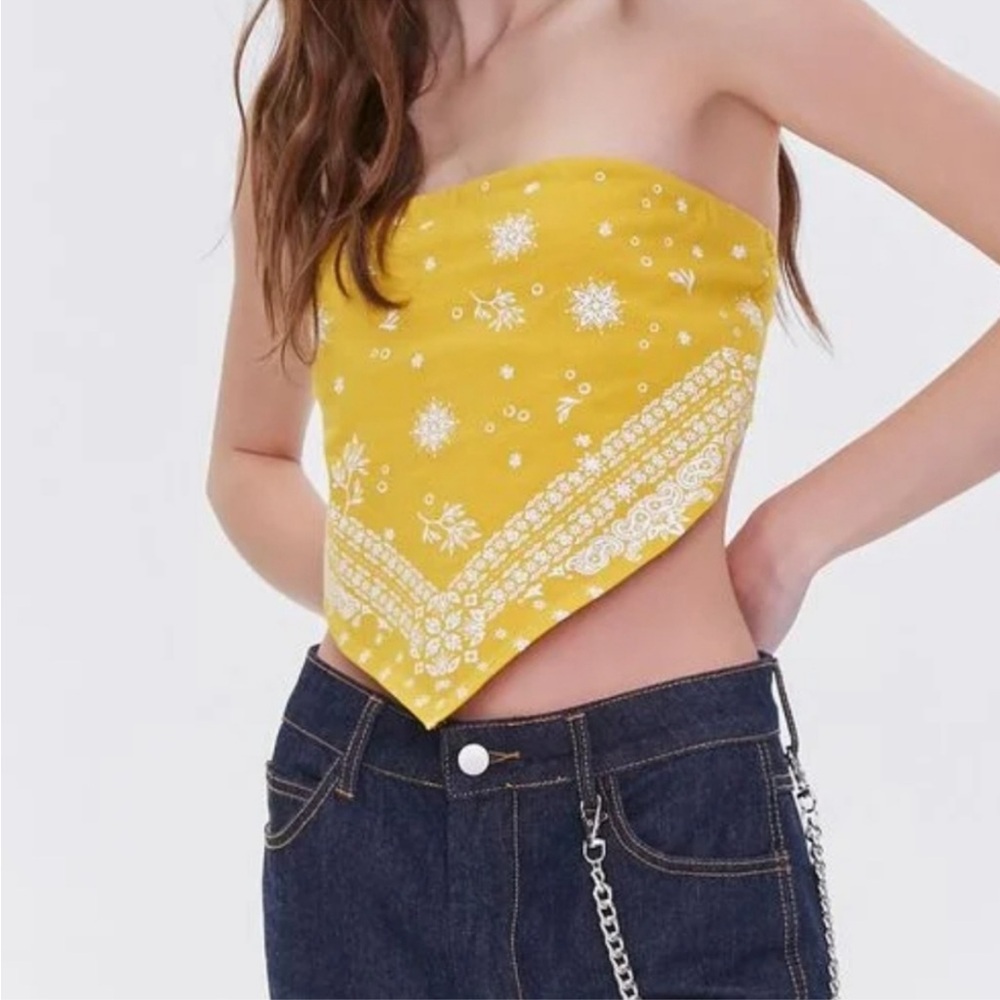 Forever 21 Bandana Tube Top